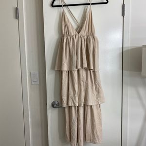 H&M beige maxi dress